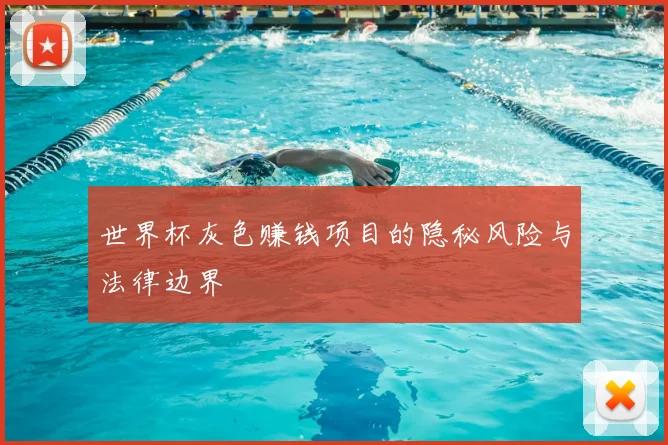世界杯灰色赚钱项目的隐秘风险与法律边界