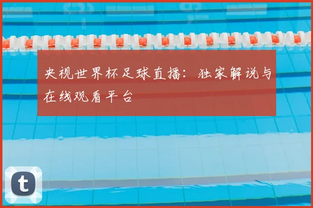 央视世界杯足球直播：独家解说与在线观看平台